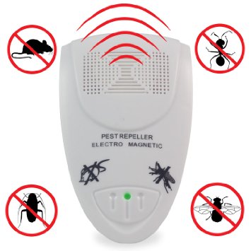 Ultrasonic Electro Magnetic Indoor Pest Control, Rodent and Insects Repellent