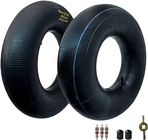 2-Pack of 4.80/4.00-8" Inner Tubes,TR13 Straight Valve Stem,High air tightness，Heavy Duty Replacement for Wheelbarrows,Mowers,Hand Truck,Carts,Utility Wagon,Trailers,and More-for 480/400-8 Wheel