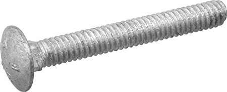 Hillman 812584 Hot Dipped Galvanized Carriage Bolt, 3/8 x 3-1/2-Inch, Silver, 50-Pack