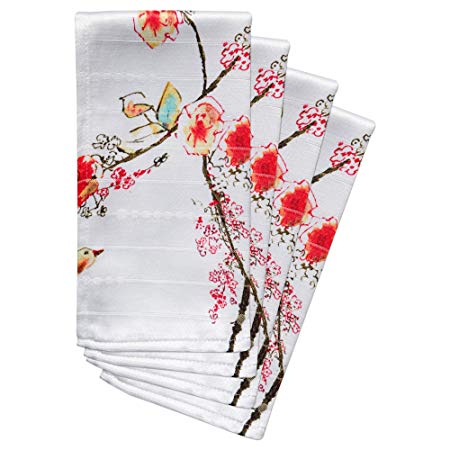 Lenox Chirp Print, Pack of 4 Napkins, Multi