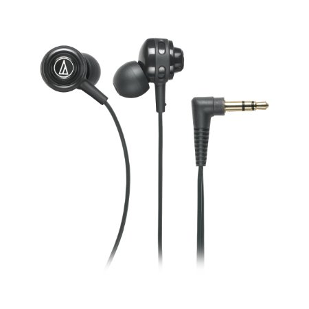 Audio-Technica ATH-COR150BK Core Bass In-Ear Headphones, Black