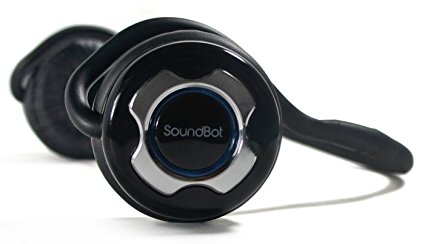 SOUNDBOT SB220i echo and noise cancelling 25 hour music time bluetooth sports headphones