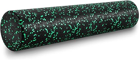 ProsourceFit High Density Foam Rollers 36, 24, 18, 12- inches long. Firm Full Body Athletic Massage Tool for Back Stretching, Yoga, Pilates, Post Workout Muscle Recuperation. Speckled and Solid Colors