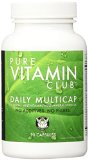 Daily Multivitamins - 90 Day Supply - NO Fillers NO Binders NO Added Ingredients Simply The Perfect Blend of Vitamins and Minerals to Supplement a Balanced Diet Pure Vitamin Club Daily Multicaps