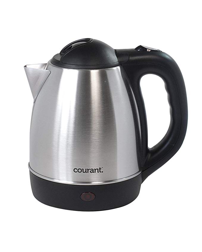 Courant 1.2 Liter Stainless Steel Cordless Electric Kettle Kec121s (1.2 Liter)