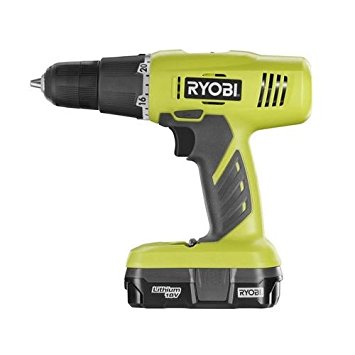 Ryobi ZRP1810 18V One Plus Cordless Lithium-Ion 3/8 in. Starter Drill Driver Kit (Certified Refurbished)