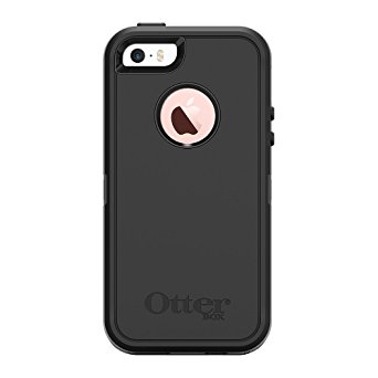 OtterBox Defender Series Case for iPhone 5/5s/SE - Black - Frustration Free Packaging