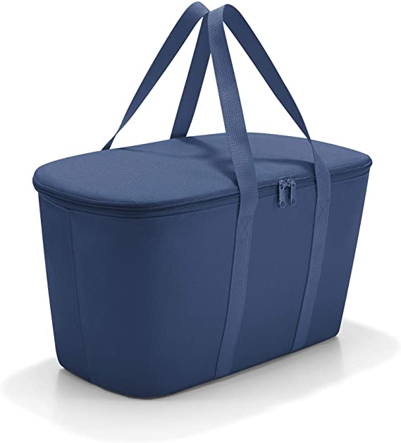 reisenthel Coolerbag, Collapsible 20-Liter Insulated Tote with Zipper Closure, Navy