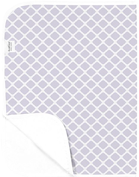 Kushies Baby Deluxe Change Pad, Lilac Lattice