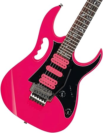 Ibanez Steve Vai Signature Electric Guitar, Rosewood Fretboard, Pink