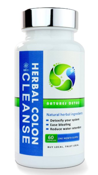 GBSci Herbal Colon Cleanse IBS & Bloating Relief Detox