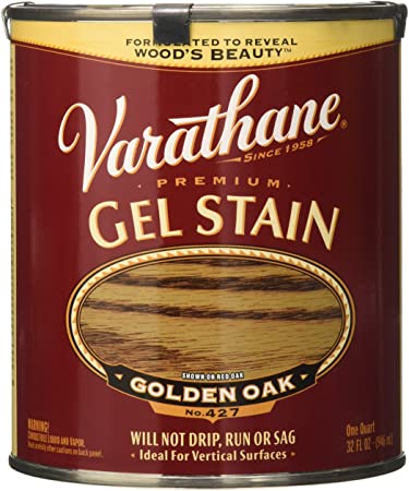 Varathane 224456H Premium Gel Stain, Quart, Golden Oak