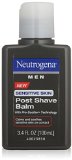 Neutrogena Men Sensitive Skin Post Shave Balm 34 Ounce Pack of 3