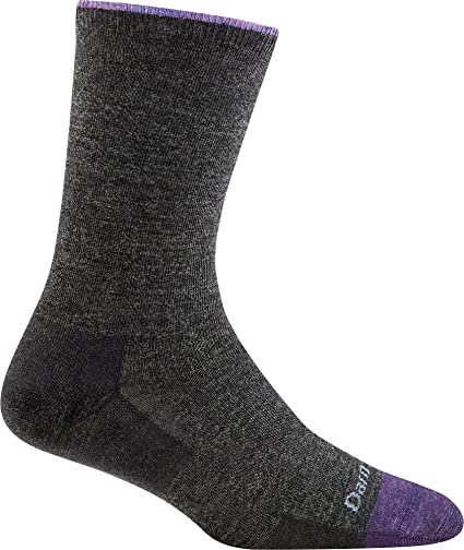 Darn Tough Solid Basic Crew Light Socks - Women's