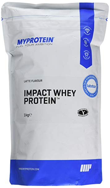 MY PROTEIN Impact Whey Protein Supplement, 1 kg, Latte