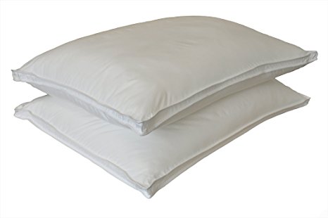 Natural Comfort ALLERGY SHIELDS Luxurious Down Alternative Pillows, King, 45 Oz fill, Set of 2