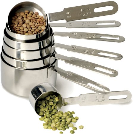 Measuring Cups - 7 Piece Stainless Steel Set by RSVP