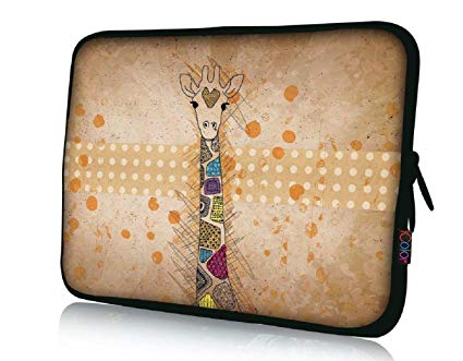 15" Laptop Sleeve Bag 14.5"~15.6" Notebook Computer PC Cover Carrier Holder-Giraffe
