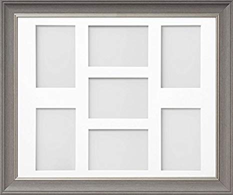 Frame Company Drummond Gunmetal Grey Multi-Aperture Photo Frame with Mount * Choice of Mount Design* NEW