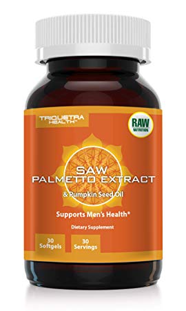 Saw Palmetto Extract - 10x Potency | Plus Pumpkin Seed Oil | 30 Servings | Pharmaceutical Grade, Grown in Florida | Supports Prostate Health, Frequent Urination & Flow, DHT Blocker