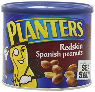 Planters Spanish Peanuts Redskin, 12.5 OZ (Pack of 12)