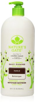 Natures Gate Herbal Daily Cleansing Shampoo 32 Fluid Ounce