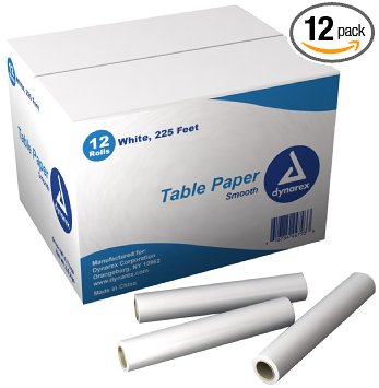 Dynarex Table Paper, 21 Inches, 12 Count