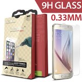 Samsung Galaxy S6 No Halo Tempered Glass Screen Protector iCarez for S6 033 Tempered Glass Highest Quality Premium Anti-Scratch Bubble-free Reduce Fingerprint Screen Protector Easy Install Product with Lifetime Replacement Warranty 1-Pack - Retail Packaging 2015