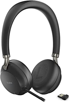 Yealink BH72 Lite Wireless Headset with Microphones, Stereo Bluetooth Headphones,Retractable Hidden Microphone Arm, 40 Hours of Battery Life,Work with Conference Platforms (Black)