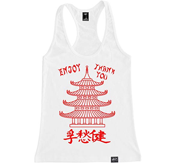 FTD Apparel Women's Chinese Take Out Racerback Tank Top