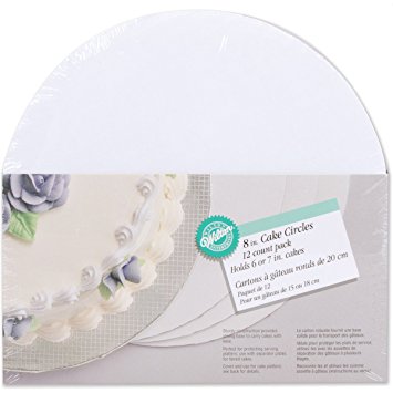 Wilton 8-Inch Cake Circle, 12-Pack