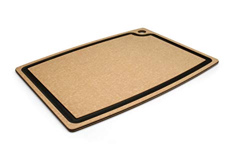 Epicurean Gourmet Series 20-Inch-by-15-Inch Cutting Board with Cascade Effect, Natural with Slate Core