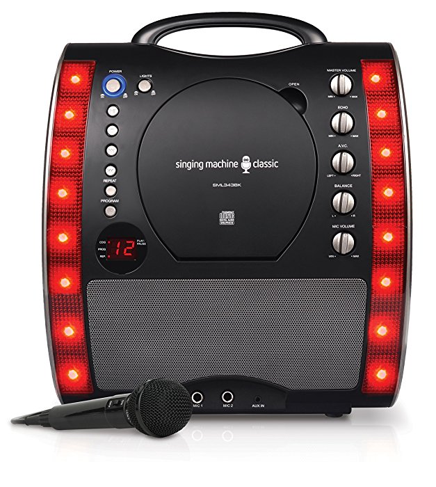 Singing Machine SML343BK Karaoke Machine - Black