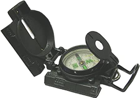 Skywalker SKY8739 Signature Series Military Grade Compass; Fully Equipped with a Floating Luminous Dial and Adjustable Luminous Marching Line, All Contained within in a Rugged Metal Case