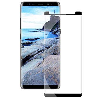 Galaxy Note 8 Screen Protector - [Curved Edge][Case Friendly] Anti-Scratch Bubble-Free Tempered Glass Film Compatible with Samsung Galaxy Note8