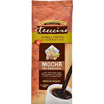 Teeccino Mediterranean Mocha Herbal Coffee, 0.83 Pound