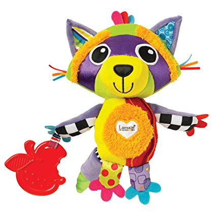 Lamaze Rylie Racoon Clip On Pram and Pushchair Baby Toy