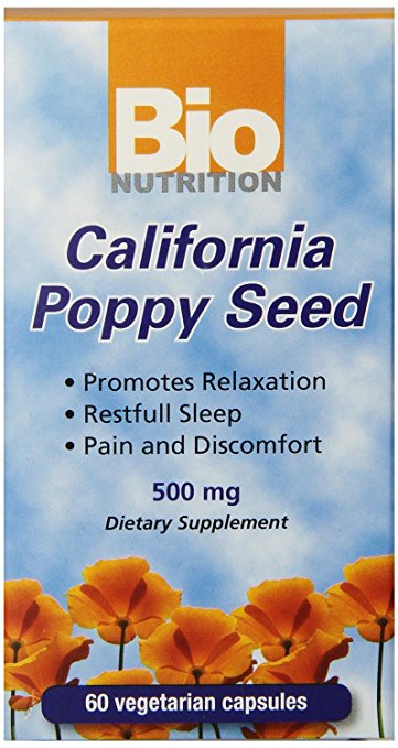 Bio Nutrition California Poppy Vegi-Caps (2-Pack of 60)