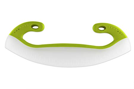 Dexas Rocking Blade Pizza Cutter, Green