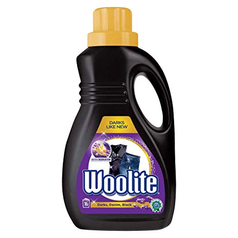 Woolite Laundry Liquid Detergent, Darks - 1 l (Black)