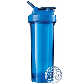 BlenderBottle Pro32 Shaker Bottle, Cyan, 32-Ounce