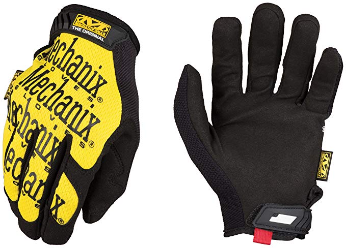 Mechanix Wear - Original Work Gloves (Small, Yellow)