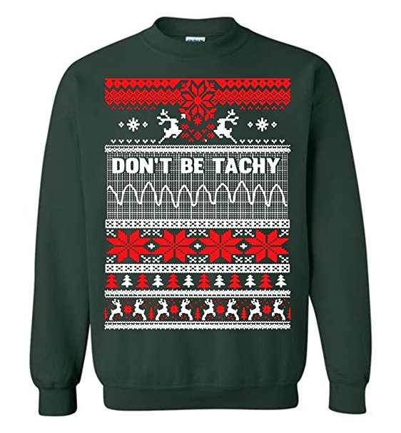 GOCZDEALZ Nurse Merry Christmas Don't Be Tachy Sweatshirt