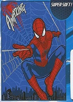 Marvel Spiderman Micro Plush Fleece Throw Blanket