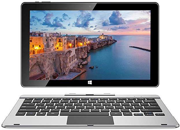 Jumper ezpad 6 Pro 11.6 inch 2-in-1 Touchscreen laptop Windows 10 Ultrabook Intel Atom E3950 quad-core processor, 6GB RAM, 64GB eMMC expandable to 512GB tablet with - detachable keyboard