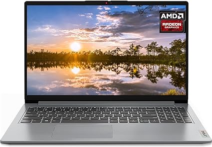 Lenovo Newest IdeaPad 1 Laptop, 15.6" HD Screen, AMD Athlon Silver 7120U Processor, 4GB RAM, 256GB Storage(128GB SSD 128GB MSD), AMD Radeon Graphics, Wi-Fi, Bluetooth, Windows 11 Home in S Mode