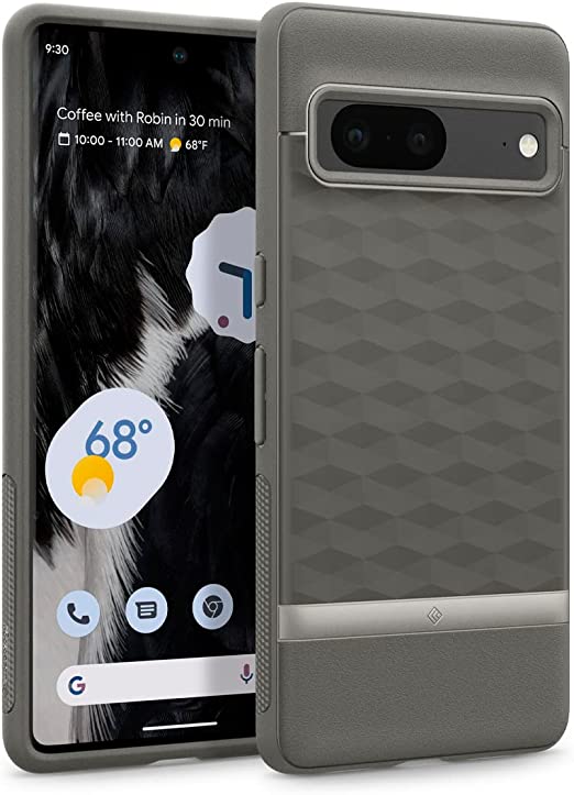 Caseology Parallax [Military Grade Drop Tested] Designed for Google Pixel 7 Case (2022) - Ash Gray