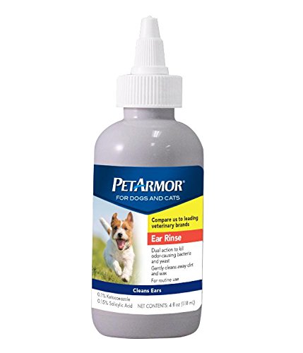 PetArmor Ear Rinse for Dogs & Cats, 4 oz