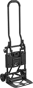 COSCO Shifter 300-Pound Capacity Multi-Position Folding Hand Truck and Cart, Black