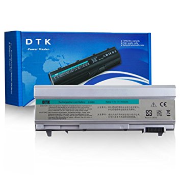 Dtk 11.1V 7800mAh 9-Cell Replacement Laptop Battery for Dell Latitude E6400 E6410 E6500 E6510 Precision M2400 M4400 M4500 Notebook